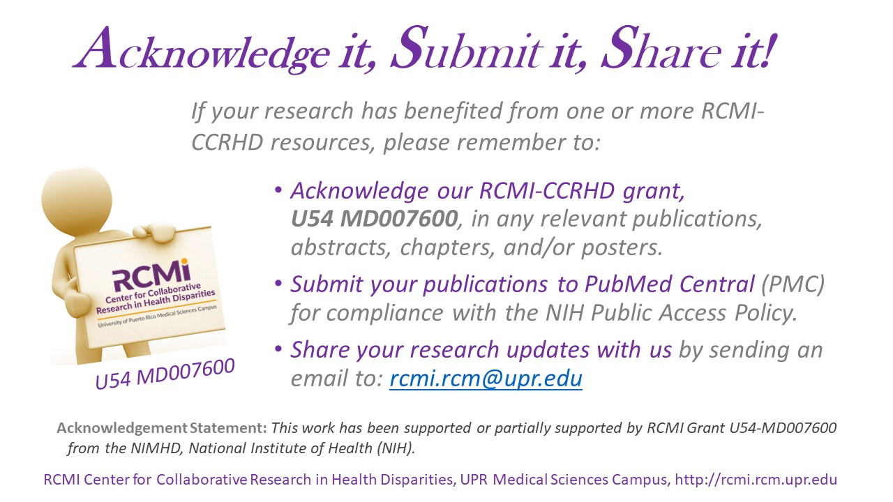 acknowledgement poster